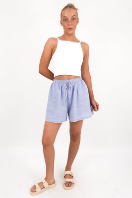 Gabbi Short Blue Stripe